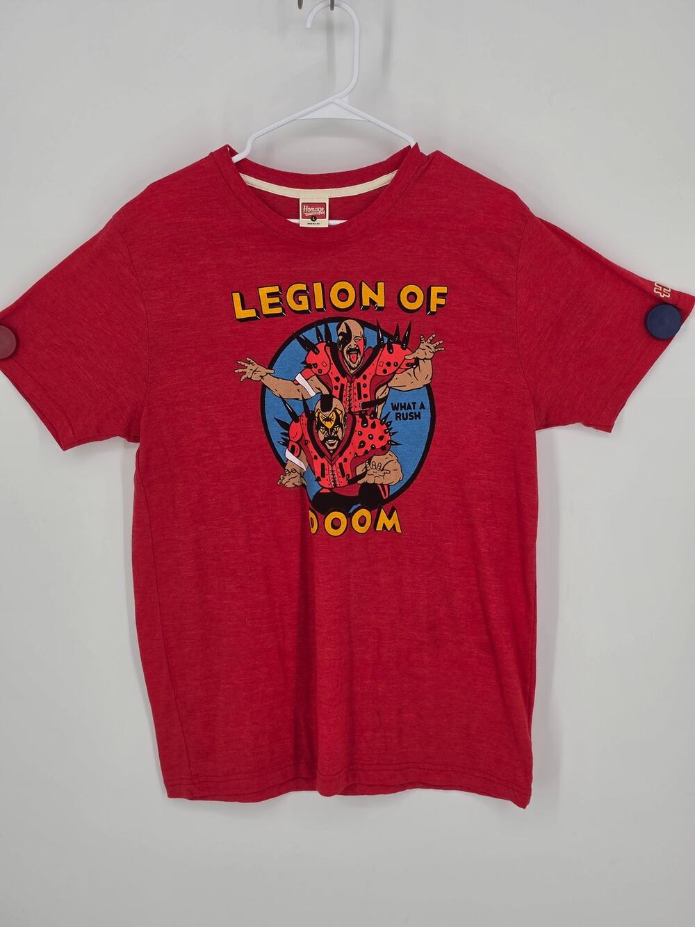 Homage Men's L T-Shirt - LEGION OF DOOM WRESTLING American Made Quality